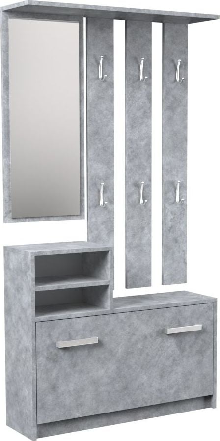 DULAP MIRROR CABINET HANGER PENTRU INCALTAMINTE DIN BETON