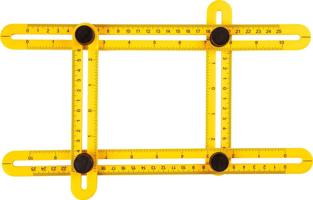 Rigla unghiulara, plastic, 30x17.5 cm, Topex 16B476