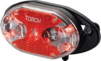 TORCH Lampa spate TAIL BRIGHT 5X CARRIER FIT negru (TOR-54020)