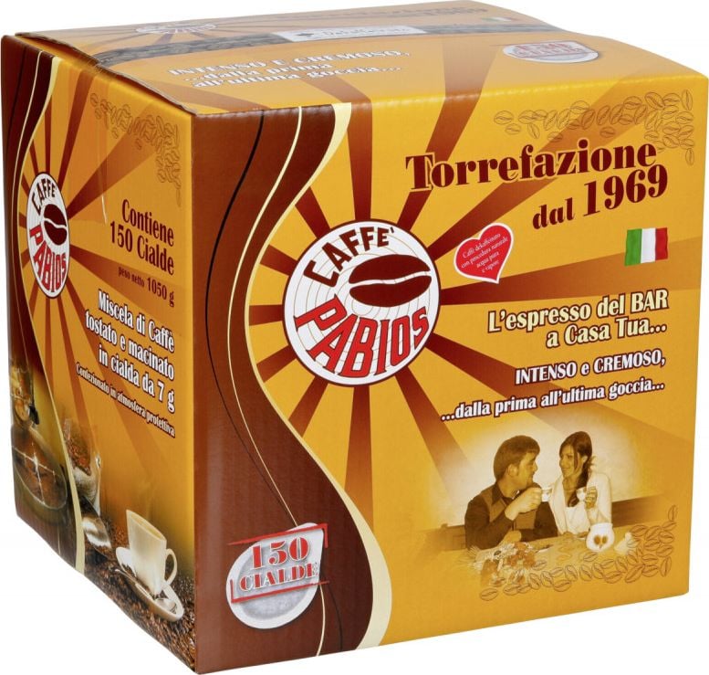 Cafea - Torrefazione Caffe Pabios di Petralli Caffe Pabios ESE Decaffeinated 150 saszetek