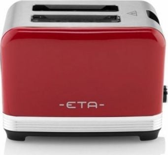 Prajitoare - ETA ETA916690030 Storio Toaster, Putere 930 W, 2 sloturi, din oțel inoxidabil, Red