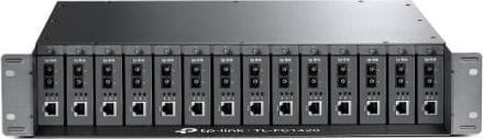 Accesorii server - Sasiu mediaconvertoare TP-Link, 14 sloturi, 2 ventilatoare, sursa 100-240VAC, 50/60Hz