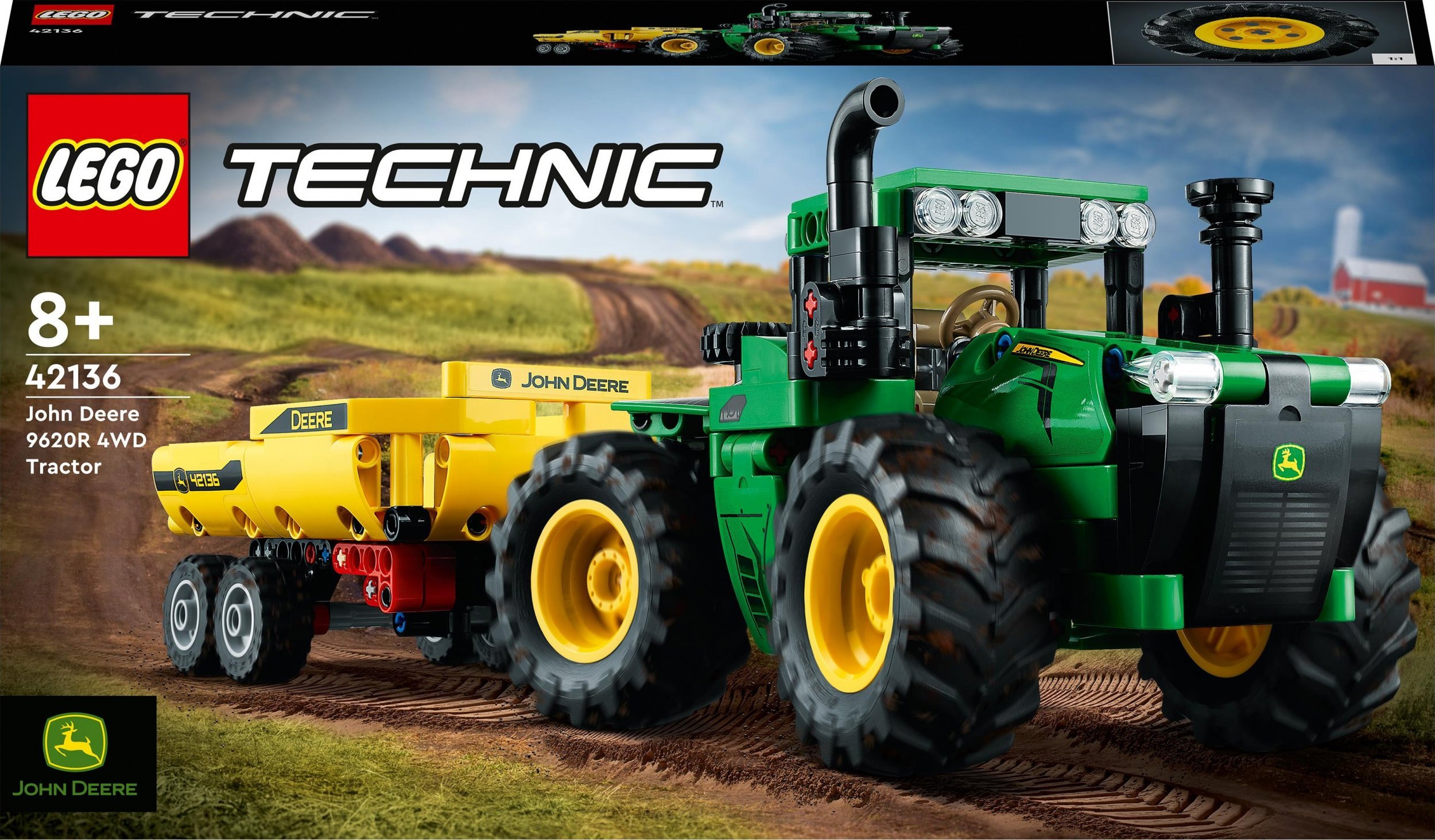 Tractor 4WD LEGO Technic John Deere 9620R (42136)
