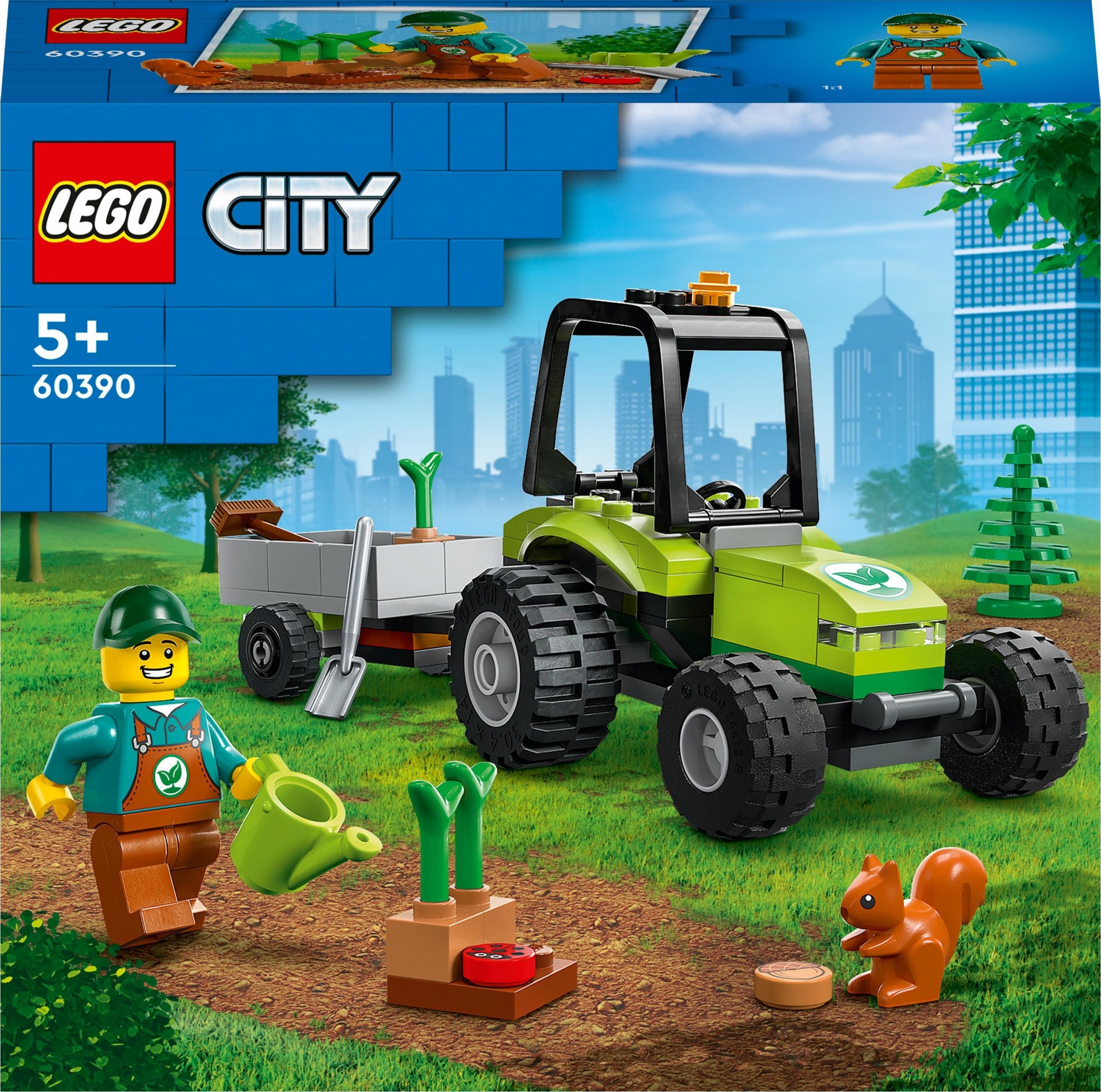 Tractor LEGO City în parc (60390)