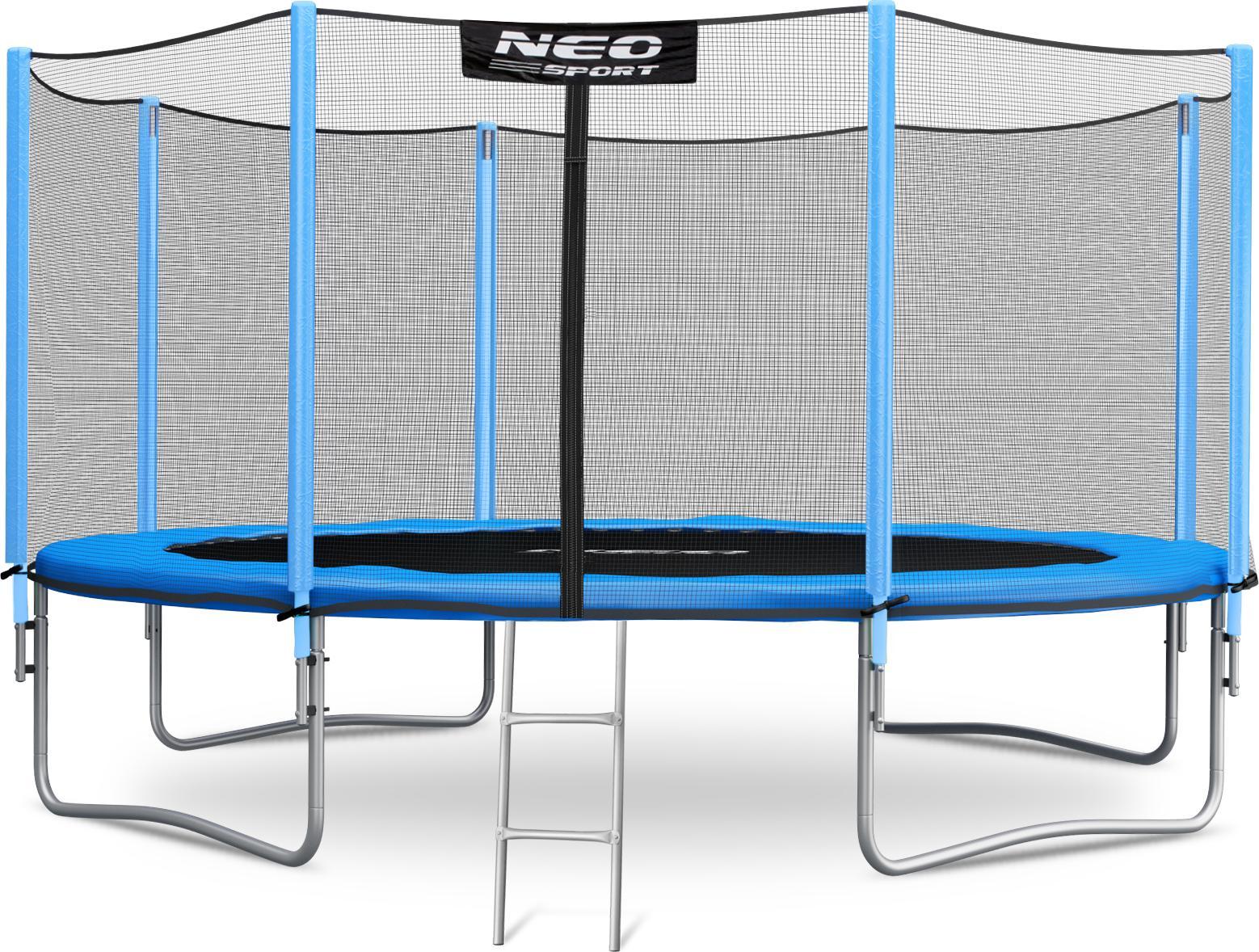 Trambulina de gradina Neo-Sport NS-15Z181 cu plasa externa, 15.5 FT, 465 cm