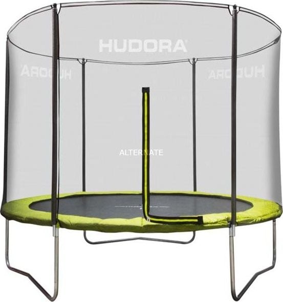 Trampolina de grădină Hudora Fabulous cu plasă exterioară de 10 FT (300 cm)