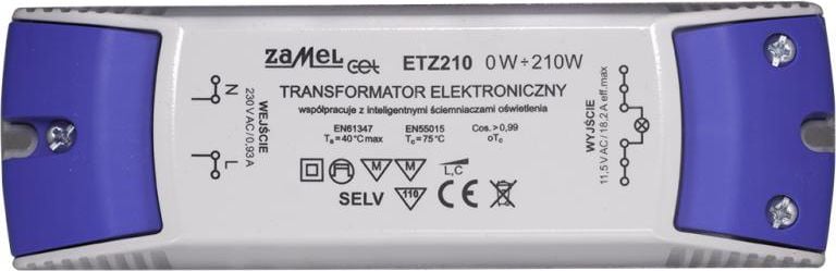 Transformator electronic 230 / 11,5V 0-210W ETZ210 (LDX10000040)