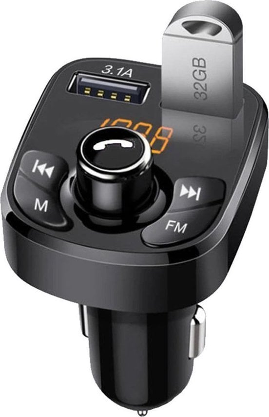 Transmițător FM Strado Universal Bluetooth FM 2xUSB Transmițător auto Kebidu A5
