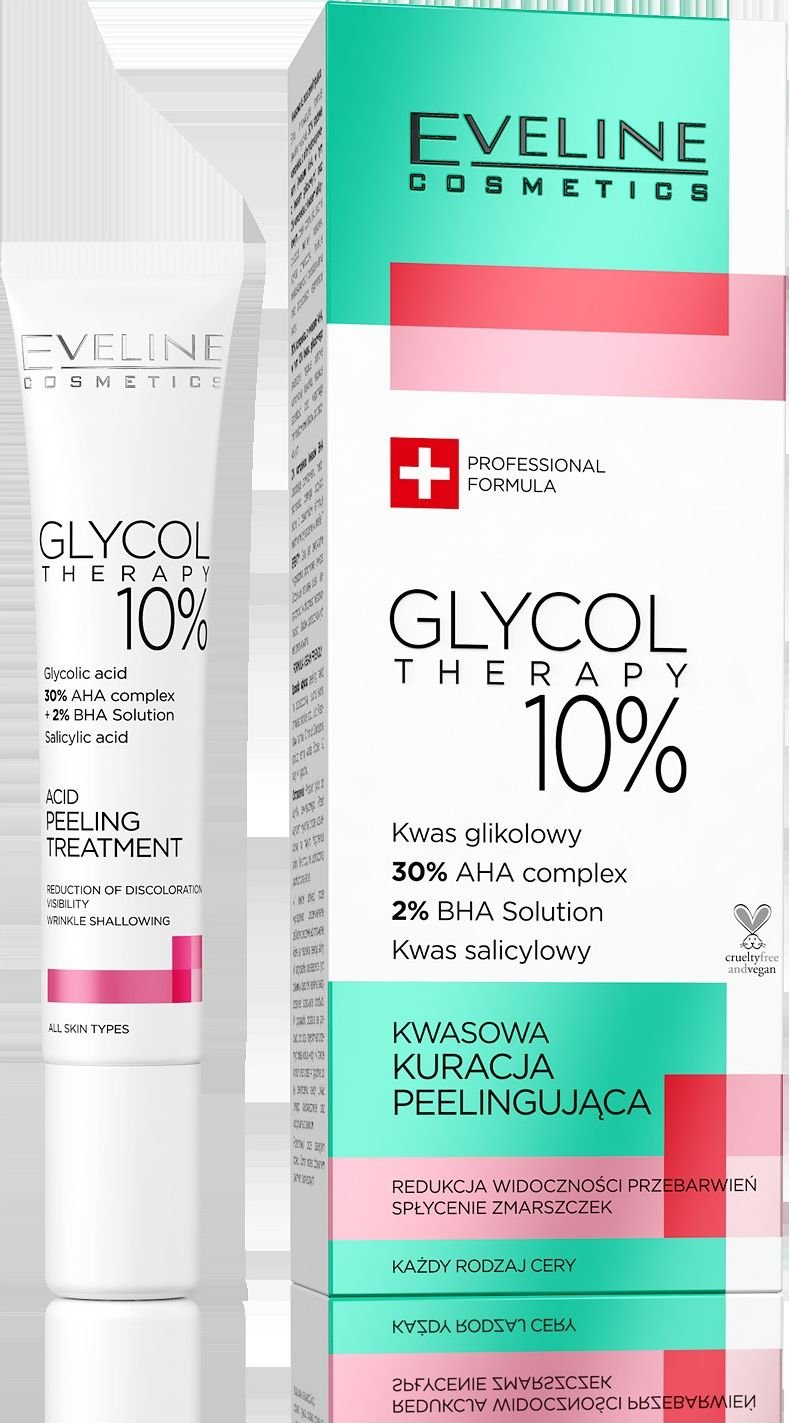 Tratament facial, Eveline Cosmetics Glycol Therapy 10%, 20 ml