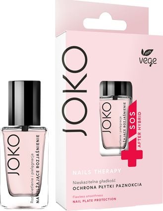 Tratament unghii JOKO 100% Vegan SOS After Hybrid, Roz deschis