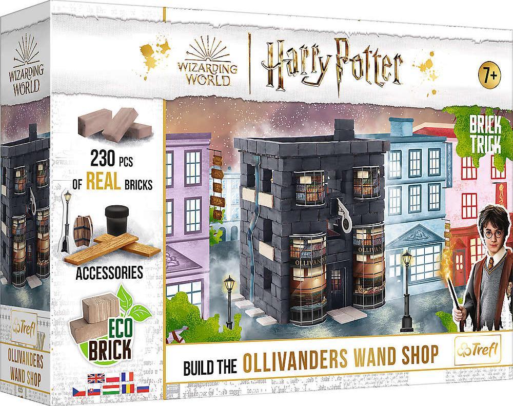 Trefl Construiește cu cărămizi Harry Potter Magazinul lui Ollivander cu baghete cărămizi ECO