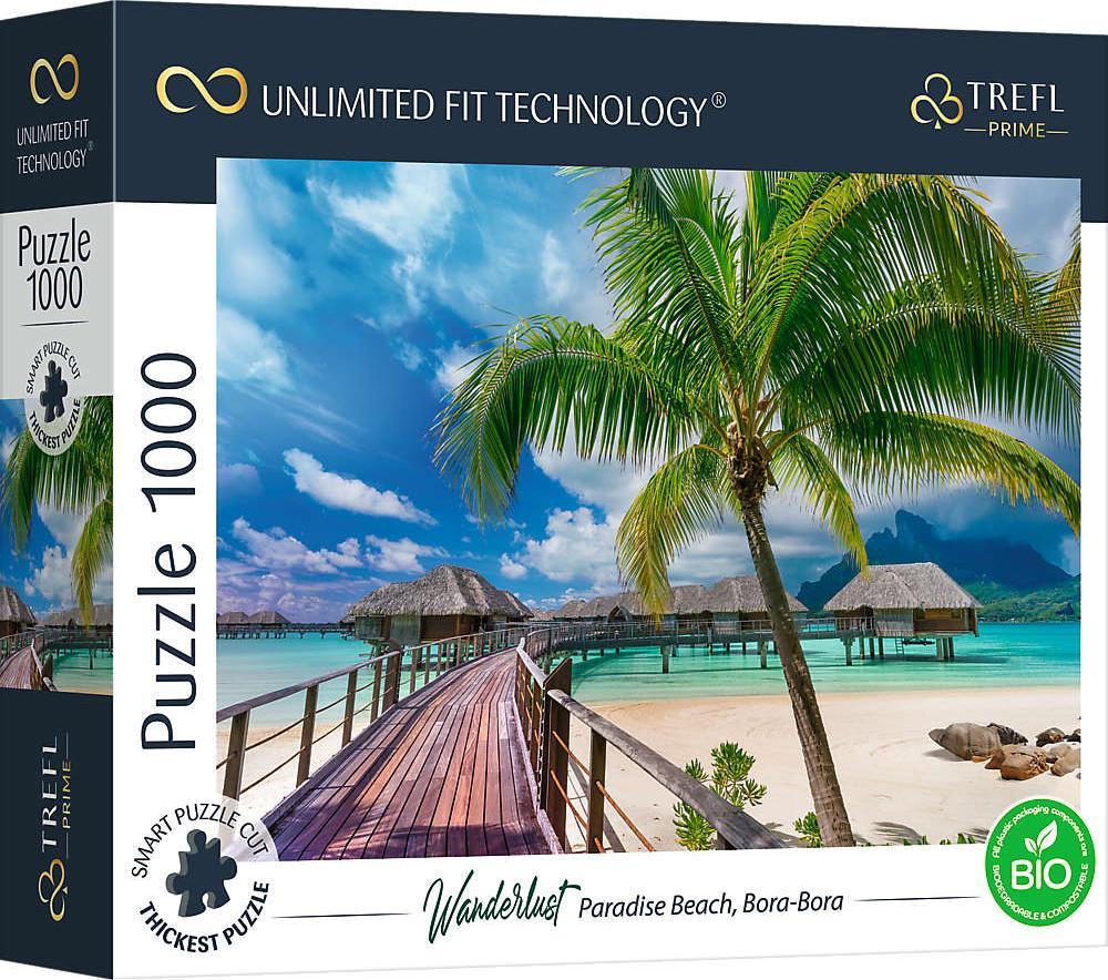 Trefl Puzzle 1000 Paradise Beach Bora Bora Tehnologie de potrivire nelimitată