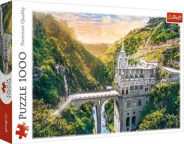 Puzzle Sanctuarul Las Lajas Columbia, Carton, 1000 piese