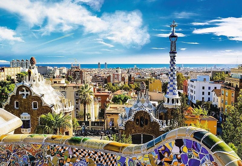 Trefl Puzzle 1500 de piese Park Guell, Barcelona (GXP-645725)