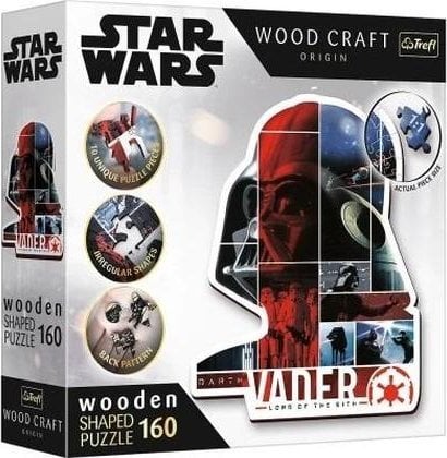 Trefl PUZZLE 160EL TREFL WOOD CRAFT STAR WARS VADER PU