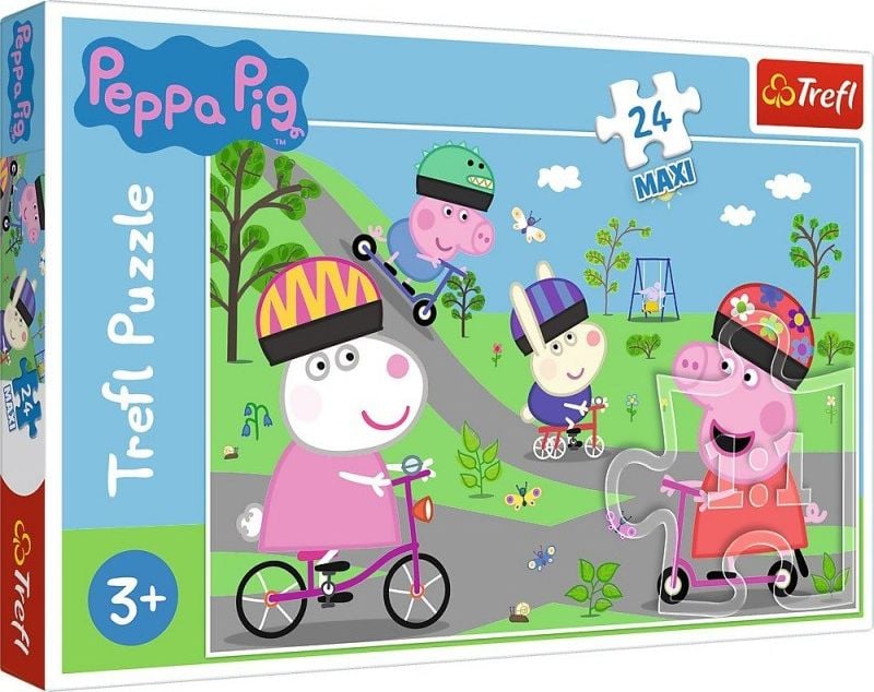 Puzzle Trefl 24 maxi Purcelusa Peppa Pig - TREFL 24M Multicolor