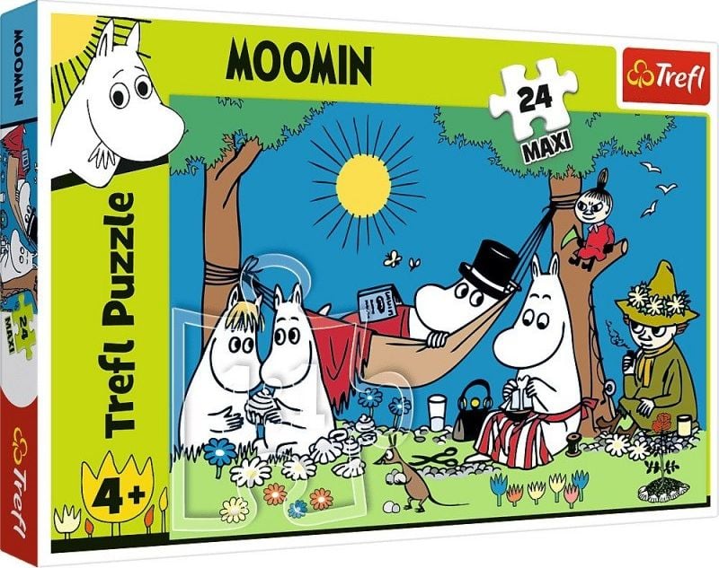 Puzzle Trefl, Moomin Puzzle Happy Day, 24 piese, Multicolor