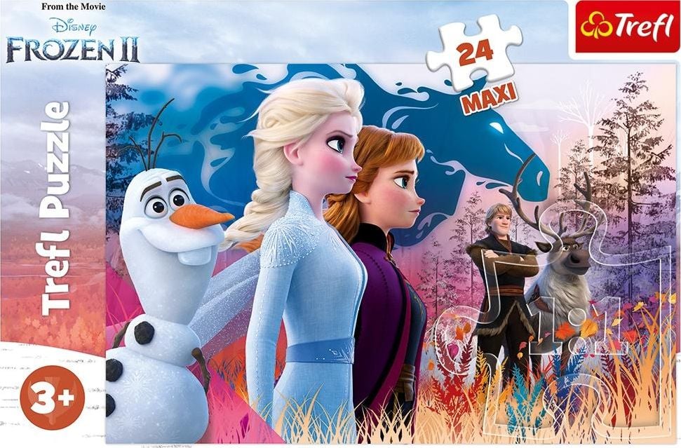 Puzzle Maxi Trefl, Disney Frozen II, Calatoria magica, 24 piese