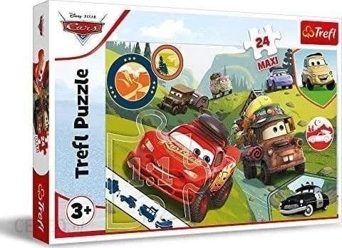 Trefl Puzzle 24el Maxi Fun cars 14352 Trefl