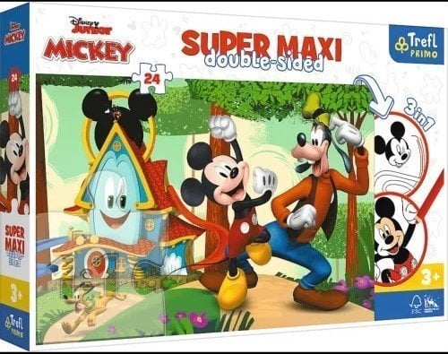 Trefl PUZZLE 24EL TREFL SUPER MAXI MICKEY MERRY HOUSE