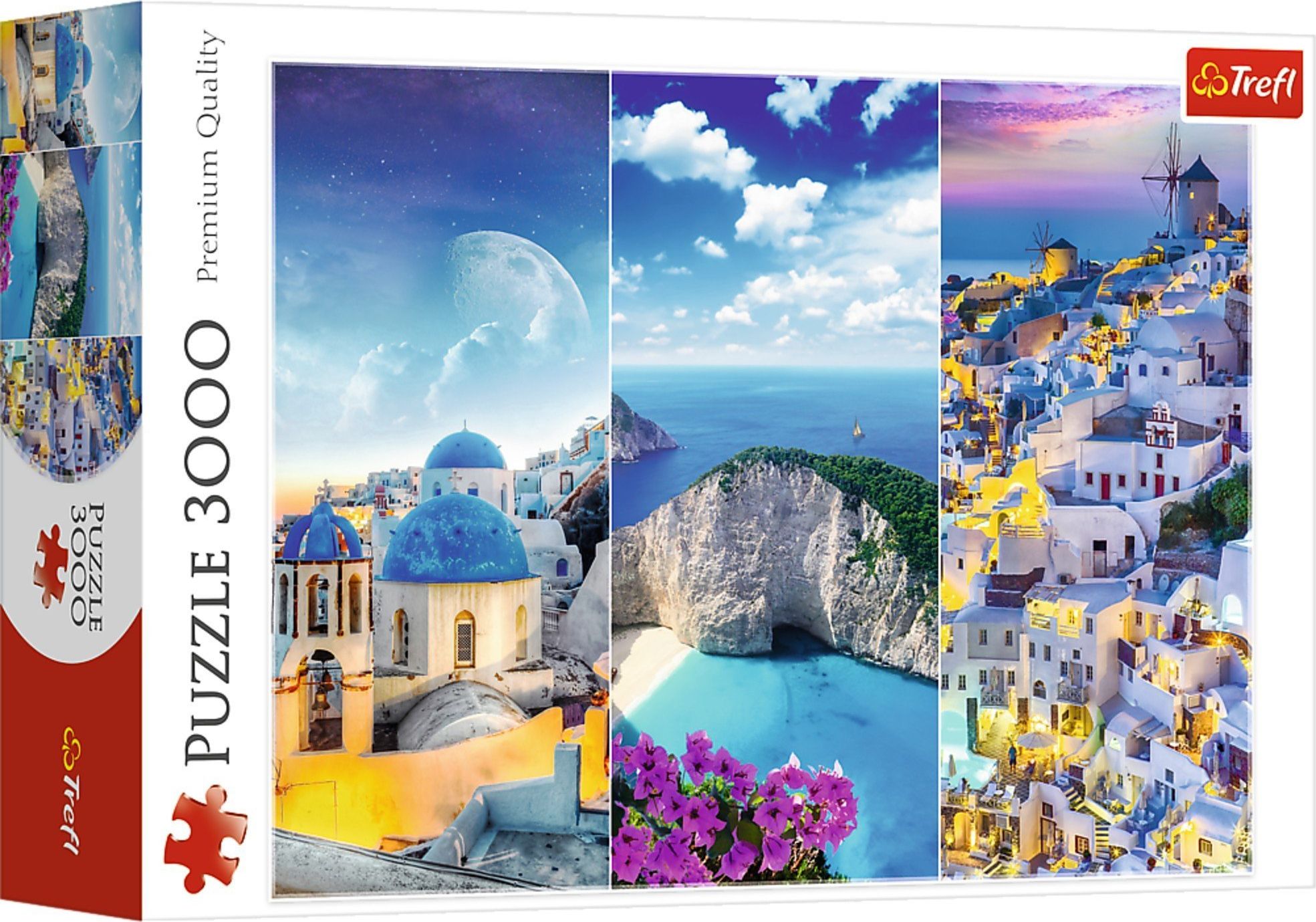 Puzzle Trefl, Vacanta in Grecia, 3000 piese