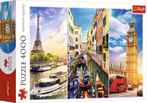 Puzzle Trefl, Calatorie in Europa, 4000 piese