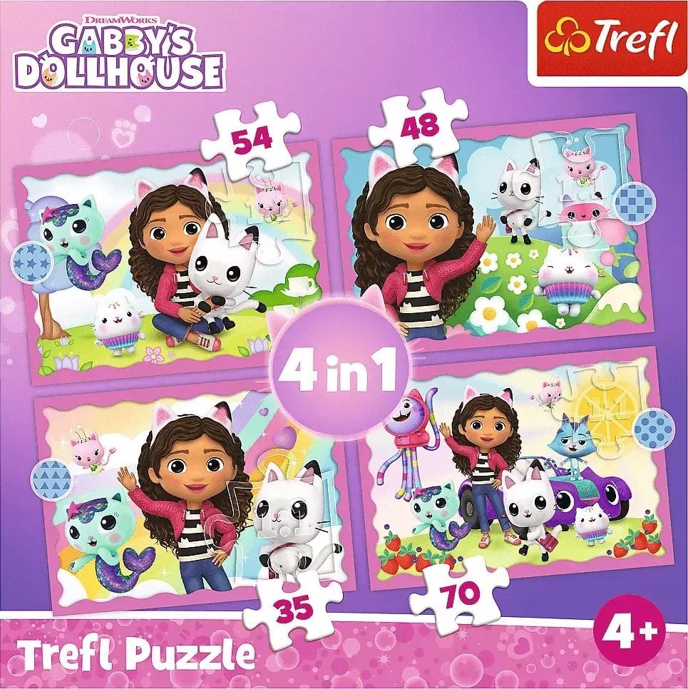 Trefl Puzzle 4in1 Adventure Gabi 34620 Trefl