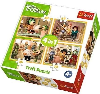 Puzzle Trefl - Treflikow, 35/48/54/70 piese (34318)