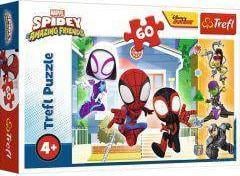 Puzzle Trefl - Spiderman, Lumea lui Spidey, 60 piese