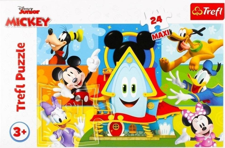 Trefl PUZZLE MAXI 24 Mickey Mouse și prietenii 14351