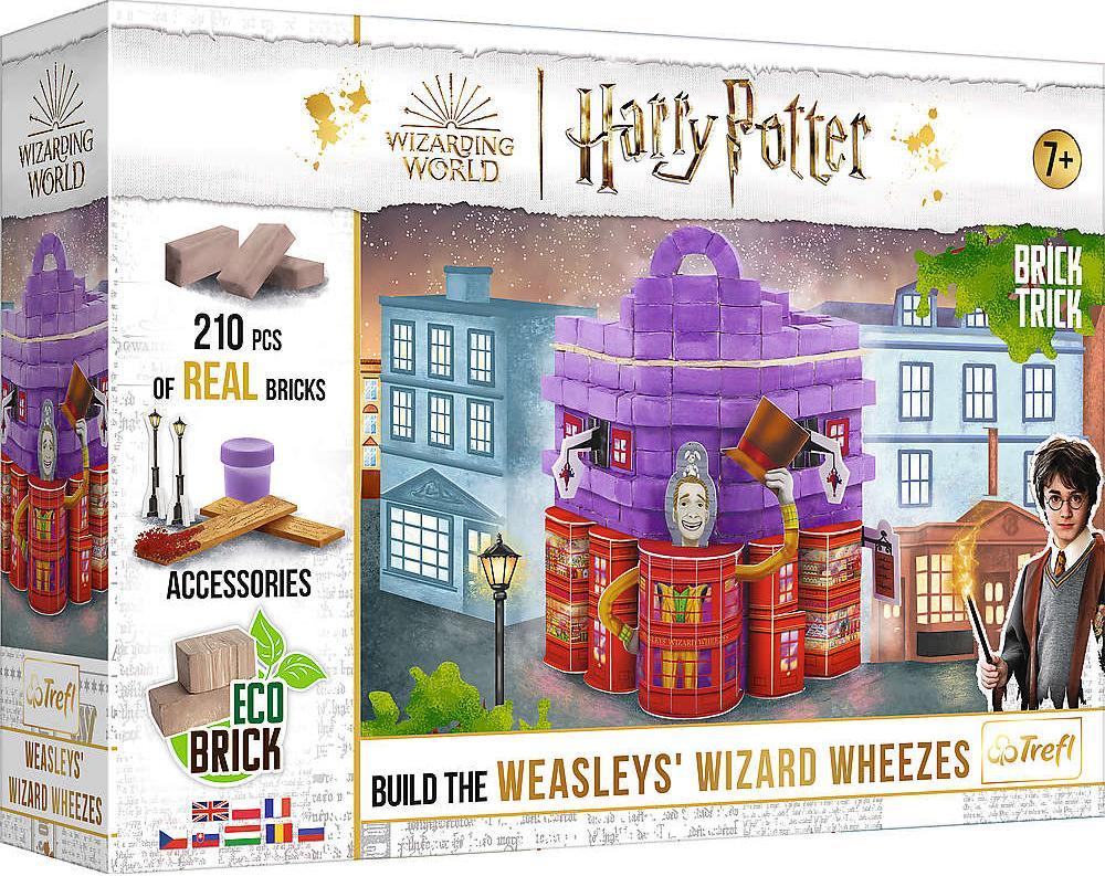 Trefl Trefl Construiește cu cărămizi Magazinul lui Harry Potter Weasley, Blocuri