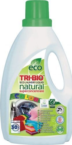 Detergent lichid Eco pentru rufe colorate, Tri-Bio, super concentrat 1.42 l