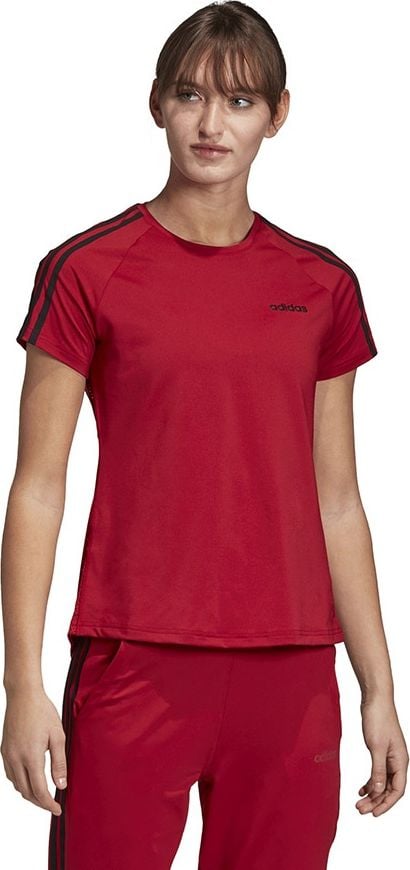 Tricou Adidas pentru femei W D2D 3S Tricou roșu XS (EI4835)