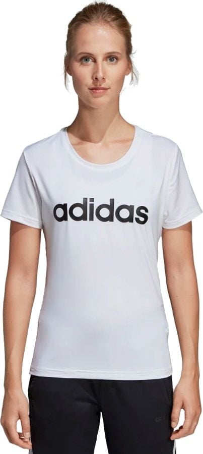 Tricou Adidas t-shirt logo d2m, XS INTL, Alb