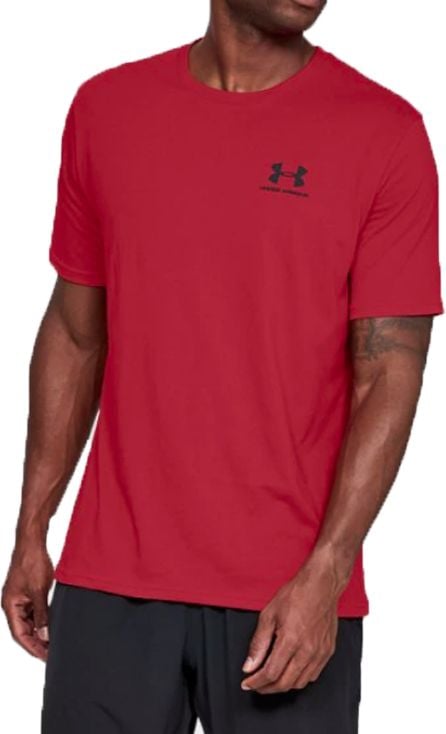 Tricou barbati Under Armour Sportstyle 1326799-600, S INTL, Rosu