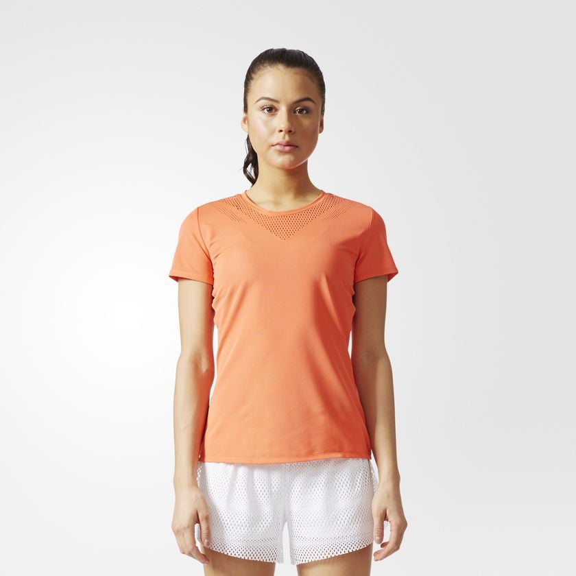 Tricou pentru femei Adidas, portocaliu, XS (BR9840)