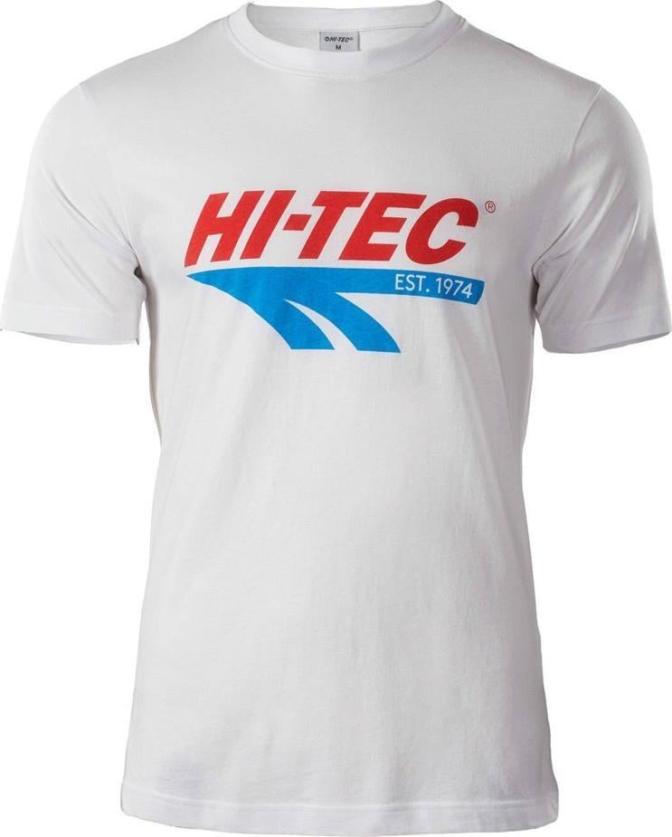 Tricou retro Hi-Tec pentru bărbați alb XXL