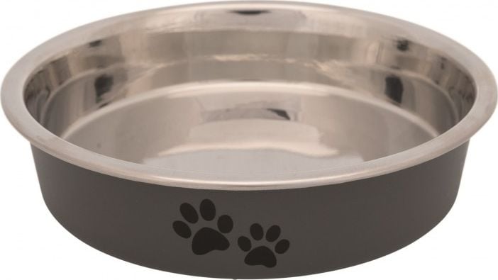 Trixie Bol pentru pisici cu bot scurt, oțel inoxidabil, 0,25 l / 13 cm