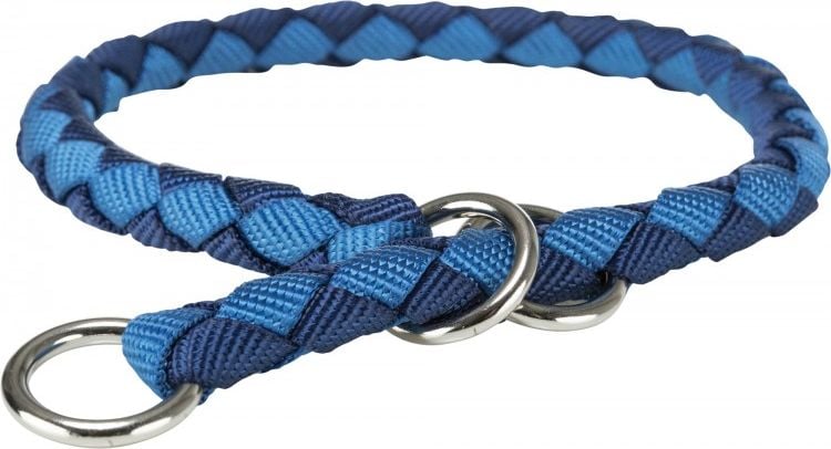 Trixie Cavo, guler de sufocare, pentru câine, indigo/albastru regal, bandă cu bandă, S: 25-31 cm / 12 mm