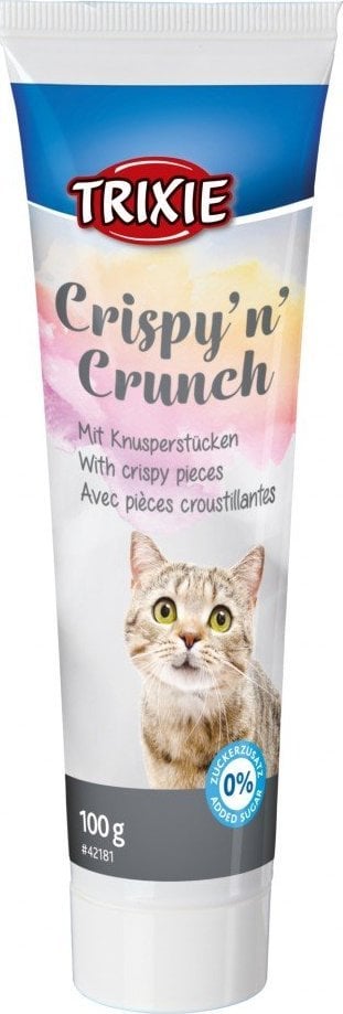 Trixie Crispy'n'Crunch, pasta, pentru pisica, cu peste, 100g
