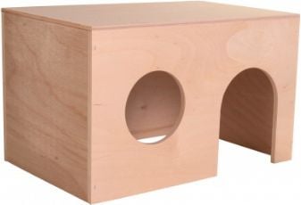 Casuta Trixie lemn 24 × 15 × 15 cm pentru rozatoare 60861