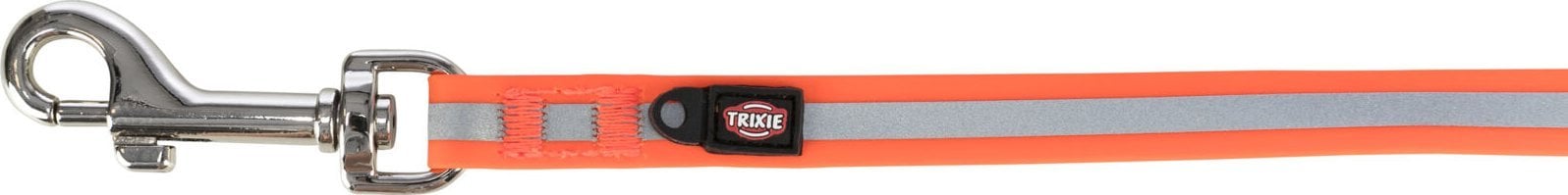 Trixie Easy Life, lesă de antrenament, portocaliu, bandă de bandă, M-L: 5 m/13 mm, reflectorizantă