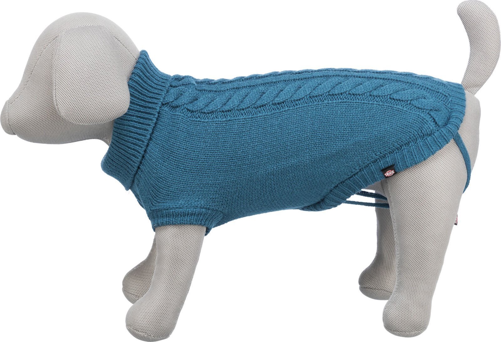 Trixie Kenton, pulover, pentru caine, albastru, L: 60 cm