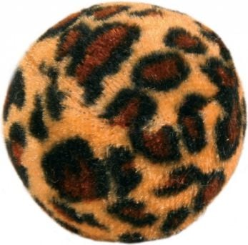 Jucarie Trixie minge cu imprimeu leopard pentru pisici 4 buc X 4 cm 4109