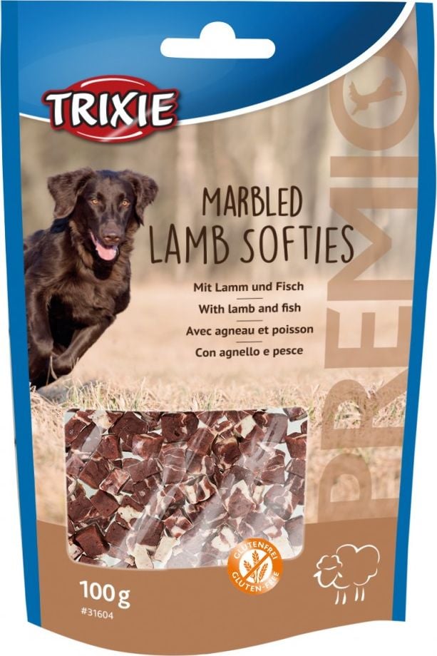 Trixie PREMIO Marbled Lamb Softies, delicatese de miel, 100 g