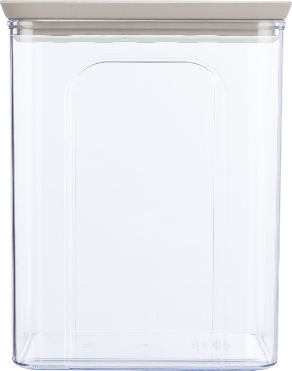 Trixie Recipient pentru alimente sau tratate din plastic transparent/alb 2,2 L/15 x 14 x 19 cm