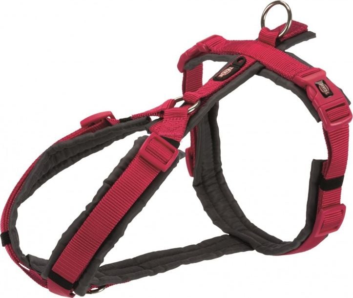 Ham Trixie Trekking M 53-64 cm/20 mm fuchsia/gri grafit pentru caini 1997211