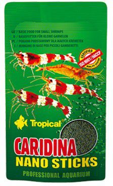 Hrana pentru crustacee mici Tropical Caridina Nano Sticks, 10g