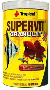 Hrana granulata cu beta-glucan pentru pesti Tropical Supervit Granulat, 250ml / 138g