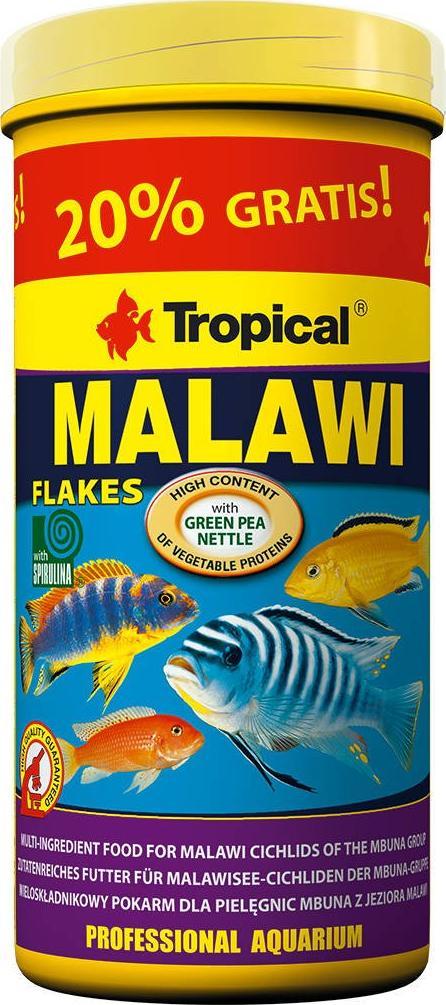 Hrana pentru bibani Tropical, Malawi, 500 ml + 20% gratis